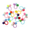 2Pcs Cute 3 Balls Elastics Hair Holders Bands Gum Fashion Kids Children Cand#+