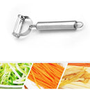 2 in 1 Stainless Steel Potato Grater Julienne Vegetable Peeler Kitchen Tool
