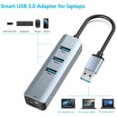 USB 30 to rj45 HUB Splitter A