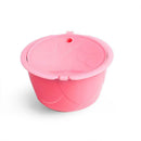 Stainless Steel Reusable Coffee Capsule Cup Filter for Dolce Gusto (Pink)