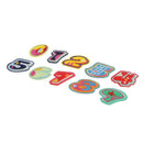 10pcs /Set 0-9 Number Embroidery Patches Applique for Sewing Crafts