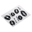 lip seal kiss scrapbook card album paper craft roller transparent stamp dec %o