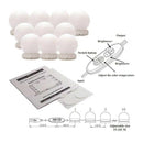 Hollywood Style LED Mirror Light Makeup Mirror USB Cosmetic Make Up Lamp 10 T7M2