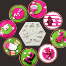 Silicone Christmas Chocolate Molds Cake Candy Jelly Ice Tray Mould Coffee