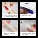 100Pcs Coffin Nails Clear Nail Tips Full Cover Artificial Nails with Clear Nail