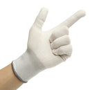 6 Pairs Cotton Gloves, Vinyl Wrap Anti-Static Gloves Workplace Security