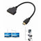 HDMI 2 in 1 Hub Splitter Cable Splitter Adapter Full HD 1080P F8K9 V8M7 U7F8