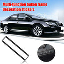 Carbon Fiber Driver Multifunction Button Frame Cover Trim for Camry 18 19