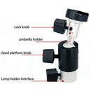 Speedlite Support Metal Professional Camera Flash Bracket Umbrella Holder