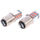 2Pcs/set BA15D 1157 24LED 1157 Red Silicone Brake Steering Flash Car Light 1A3C