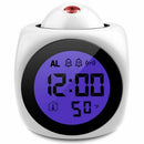 Led Display Modern Projection Led Clock Electronic Desktop Alarm Clock Digi