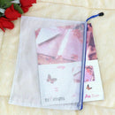 A4 Plastic File Document Folders Bags with Zipper W5Z3
