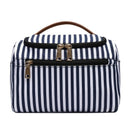 Striped Storage Bag Cosmetic Bag Multi-Function Cosmetic Bag Ladies Handbag
