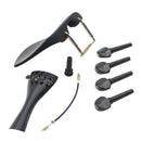 4/4 Violin Chin Rest Chinrest with Tuning Peg Tailpiece Fine Tuner Tailgut  R8O5