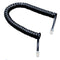 2Meters Black RJ11 4C Plug Modular Telephone Extension Phone Cord Cable Line