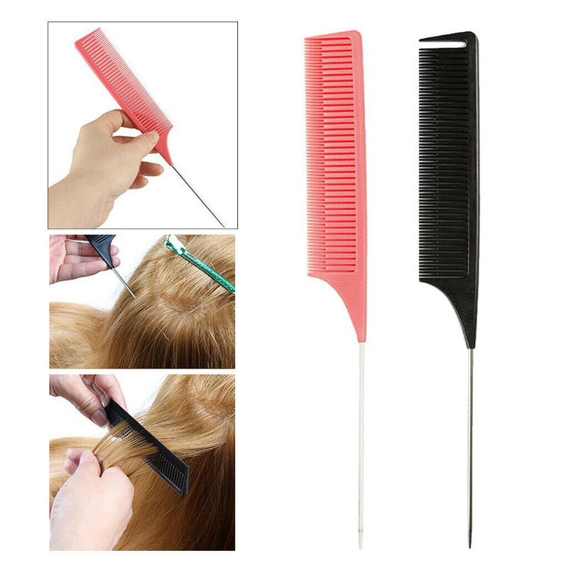 2Pcs New Professional Hair Comb In Cloth That Highlights The
