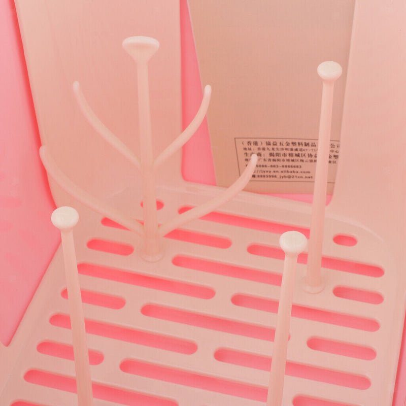 Bottle Box Baby Feeding Milk Bottle Multifunctional Portable Storage Pink