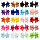20Pcs Baby Kids  Girl Bow Ribbon Alligator Hair Clip Hairpin Accessories M&O