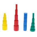 20Pcs/Set Infant Toys Cylinder Blocks Preschool Learning Educational Math T