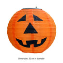 Halloween LED Solar Pumpkin Lantern DIY Portable Wire Hanging Home Decor