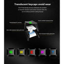 USB Wired 87 Keys Mechanical Gaming Keyboard RGB Backlit for PC Gamers