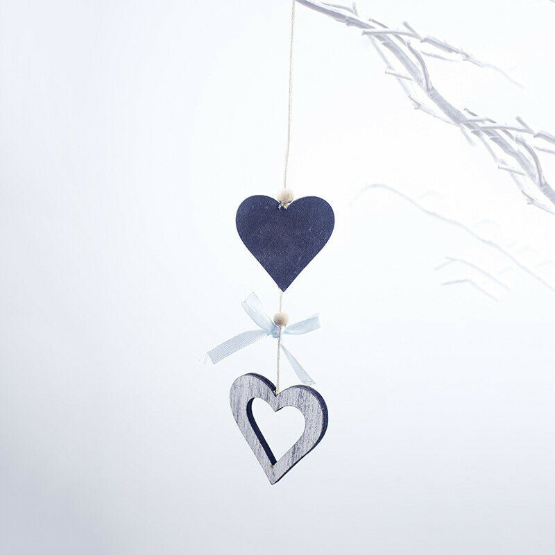 1 Set 4Pcs Christmas Tree Decorations Ornaments Wooden Printing Ornaments C