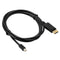 Mini DisplayPort DP to DisplayPort DP 1.2 Cable Male to Male Black 6Ft