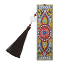 DIY Special Shaped Diamond Painting Creative Leather Bookmarks with Tassel
