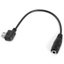 Mini USB Male to 3.5mm Female Audio Cable Cord Adapter P Earphone O2U2 Head U0P5