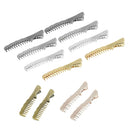 12x Hair Clips Alligator Barrette Clip With Teeth No Slippery Duckbill Clip