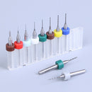 10pcs 0.1-1mm PCB mini drill Bit tungsten steel carbide for print circuitY Ew