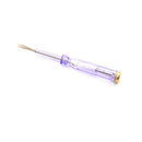 2Pcs Plastic Grip Slotted Screwdriver 100-500V AC Voltage Tester Electric Pen FT