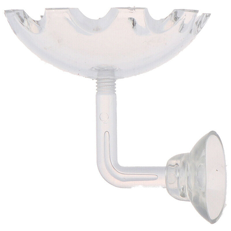 Aquarium Fish Shrimp Feeder Acrylic Fish Tank Floating Bowl Food FeederA Gw