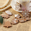 11Pcs Animal Snowflake Biscuits CHRISTMAS Hand Made Polymer Clay A