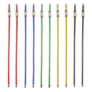 20Pack Colored Nylon Coated Stainless Steel Wire Keychains 2Mm 6.3 Inches A Q9L4
