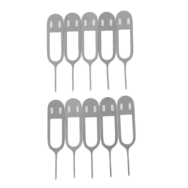 10 Pcs lovely stainless steel needle sim card tray removal eject pin key toM&