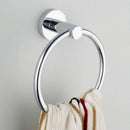 Stainless Steel Towel Ring Holder Hanger Chrome Wall Mounted Home Hotel Bathroom