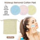 18PCS Reusable Makeup Remover Towel Cleansing Cloth Pads Face Cleaner Plush
