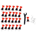 25Pcs Tile Leveling System Kit Leveler Tile Spacer T Wall Floor
