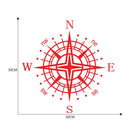 12x12 inch NSWE Compass PVC Car Stickers Decals Graphics Auto Styling Decoration