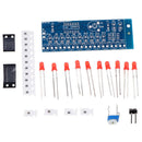 NE555+CD4017 Chaser Water Flowing Light LED Module DIY Soldering Practice Kit JR