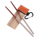 Outdoor Camping Picnic Folding Chopsticks Retractable Chopsticks (1 Pair)