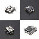 10Pcs Mini USB Female 5Pin B Socket 4 Legs SMT SMD Soldering Connector Port MO