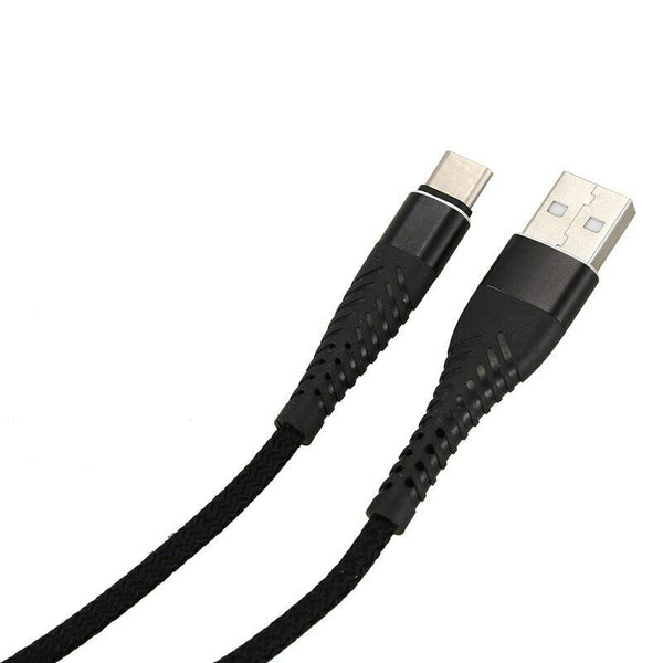 Usb Type C Cable 1 Pack (3Ft) Nylon Braided Usb A To Usb C Charger Cable Fa F8Q2