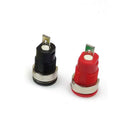 10Pcs 4mm Safety Panel Socket Front Thread Banana Socket