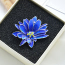 Flower Brooch for Women Chrysanthemum Brooch Enamel Pin Jewelry Clothes Acc R4A9