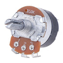 5PCS Switch Carbon Potentiometer WH138-1 B50K Ohm Single Linear With Swit,nJ Cy