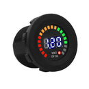Dc 12V-24V Led Panel Digital Voltmeter Waterproof For Car And Motorcycle, P