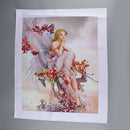 Ribbon Embroidery Cross Stitch Kits DIY Home Decor Embroidery Set 48*60cm,