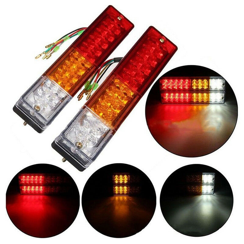 20 LED Tail Light Car Truck Trailer Stop Rear Reverse Turn Indicator Lamps  Kn